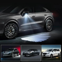 Luz de puerta de coche con alas de ángel - Efecto visual y estilo único