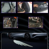 Luz de puerta de coche con alas de ángel - Efecto visual y estilo único
