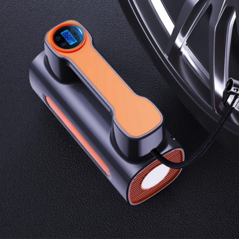 Draagbare luchtcompressor - digitaal display & instelbare druk