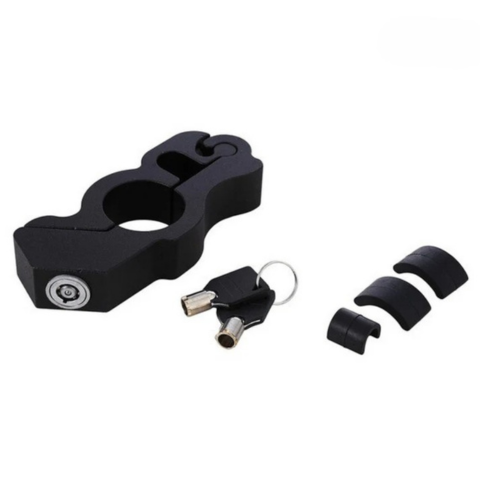Universal Motorcycle Handlebar Lock - Reinforced Security & Quick Release