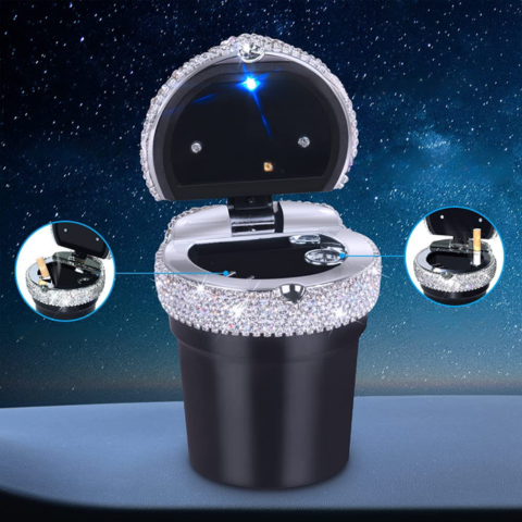 Brilliant Mini Car Ashtray - elegant design og røyksikker lukking