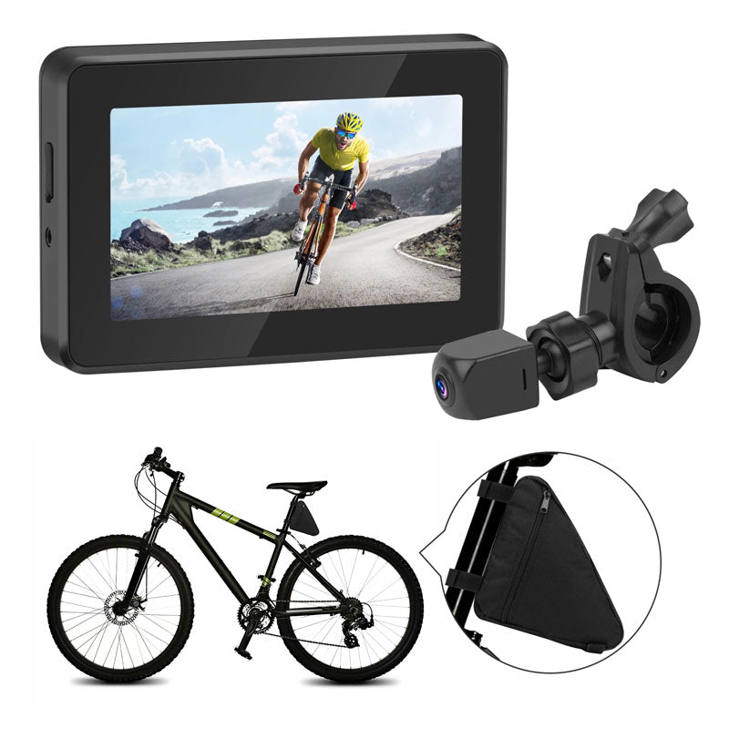 Specchio Retrovisore Digitale Per Bicicletta — Sicurezza Rafforzata In Circolazione 